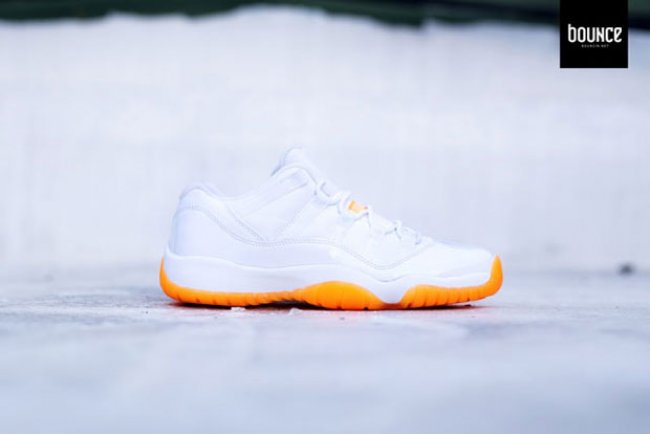 580521-139,AJ11 Low,AJ11,Air J 580521-139AJ11 最大 43 码，Air Jordan 11 Low GS “Citrus” 全新图赏