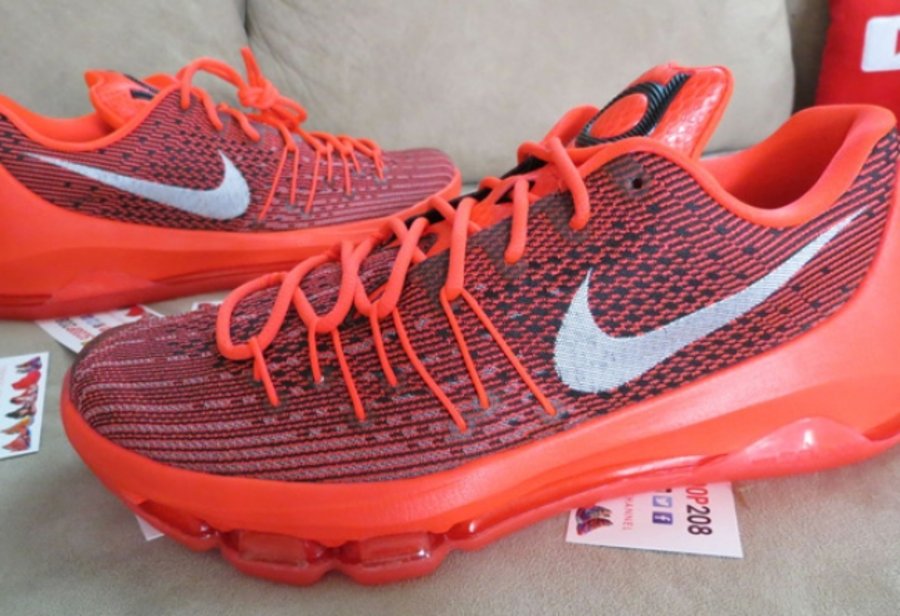 749375-610,KD8,Nike 749375-610杜兰特 Nike KD8 “Bright Crimson”清晰实物图赏