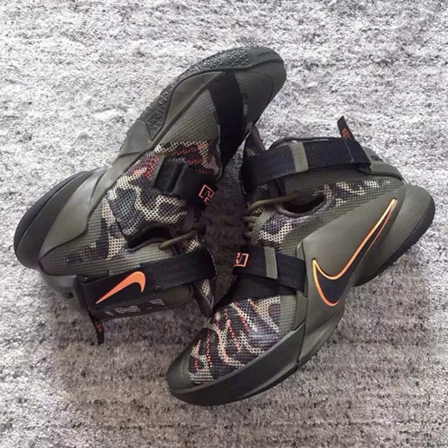 士兵9,Nike Zoom Soldier 9 士兵9 Nike Zoom Soldier 9 绿色迷彩配色亮相