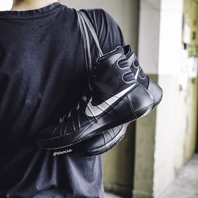 HD2015,Hyperdunk 2015,Nike HD2015 Nike Hyperdunk 2015 黑银上脚实拍