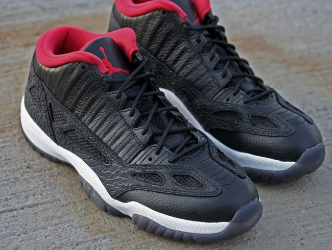 306008-003,AJ11低帮,AJ11 Low,Air 306008-003AJ11 Air Jordan 11 Low IE “Black/Red” 2015 复刻信息
