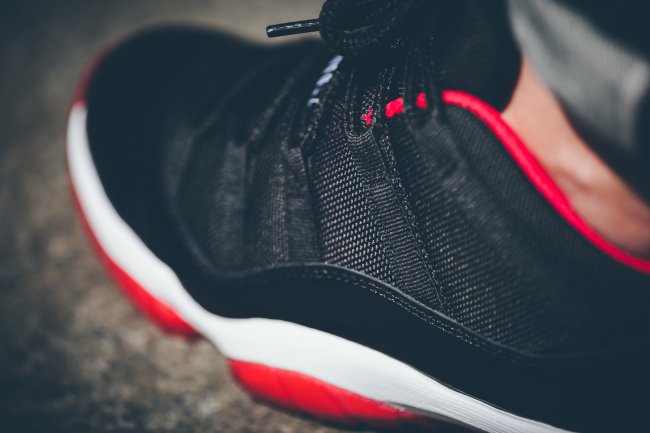 528895-012,AJ11低帮,AJ11 Low,Air 528895-012AJ11低帮 黑红 Air Jordan 11 Low “Bred” 上脚近赏
