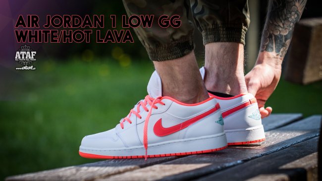 554723-128,AJ1,Air Jordan 1 554723-128AJ1 Air Jordan 1 Low “Hot Lava” 上脚实拍