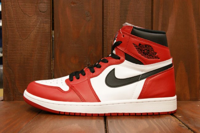 555088-101,AJ1,Air Jordan 1 555088-101AJ1公牛 Air Jordan 1 Retro OG High “Chicago” 公牛配色细节图赏