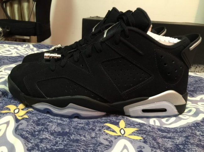 304401-003,AJ6,Air Jordan 6,AJ 304401-003AJ6低帮 黑银回归，Air Jordan 6 Low “Chrome” 全新图赏