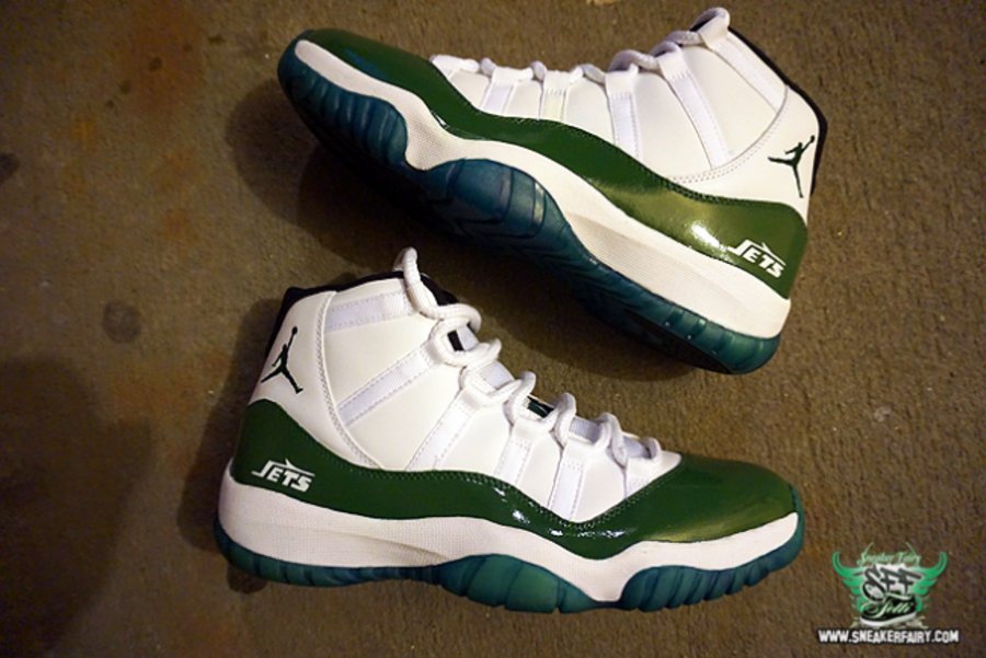 AJ11,Air Jordan 11 AJ11 Air Jordan 11 “Jets” 纽约喷气机定制鞋款