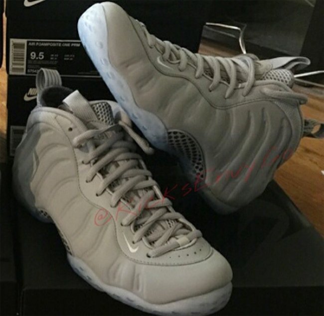 575420-007,Foamposite One,Foam 575420-007 Nike Air Foamposite One “Grey Suede” 发售信息