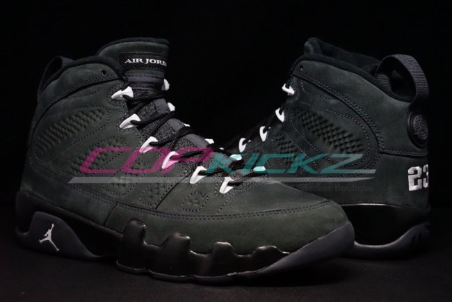 302370-013,AJ9,Air Jordan 9 302370-013AJ9 无烟煤 Air Jordan 9 “Anthracite” 清晰图赏