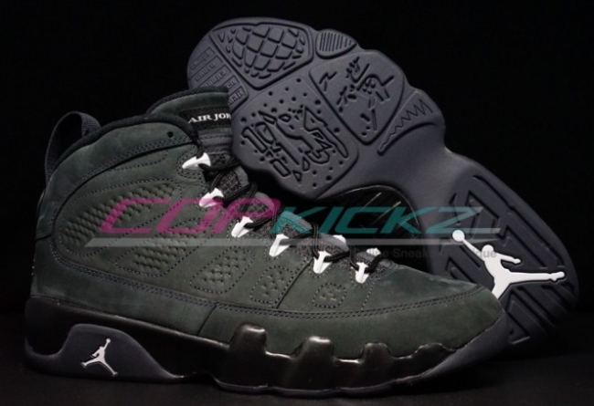 302370-013,AJ9,Air Jordan 9 302370-013AJ9 无烟煤 Air Jordan 9 “Anthracite” 清晰图赏