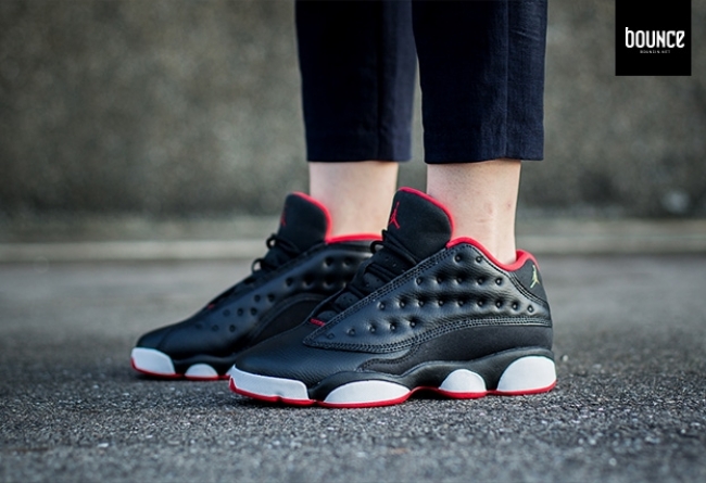 310810-027,AJ13,Air Jordan 13 310810-027AJ13低帮 Air Jordan 13 Low GS “Bred” 黑红实物近赏
