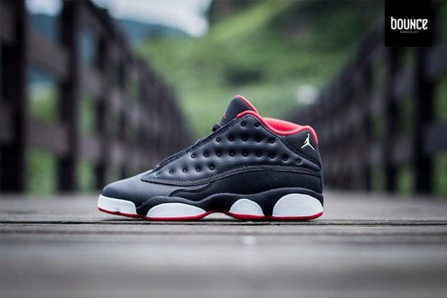 310810-027,AJ13,Air Jordan 13 310810-027AJ13低帮 Air Jordan 13 Low GS “Bred” 黑红实物近赏