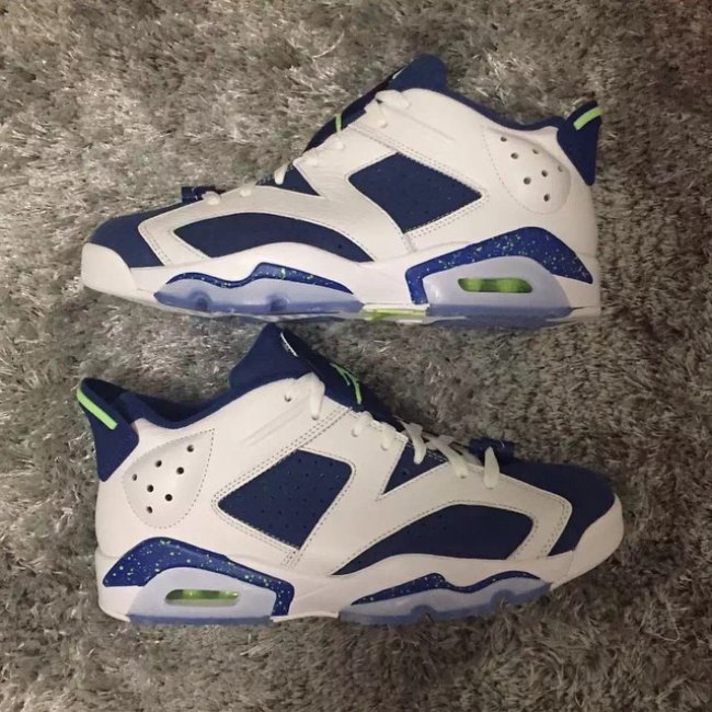 304401-106,AJ6,Air Jordan 6,AJ 304401-106AJ6低帮 Air Jordan 6 Low “Ghost Green” 全新清晰图赏