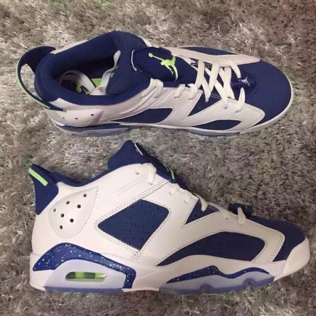 304401-106,AJ6,Air Jordan 6,AJ 304401-106AJ6低帮 Air Jordan 6 Low “Ghost Green” 全新清晰图赏