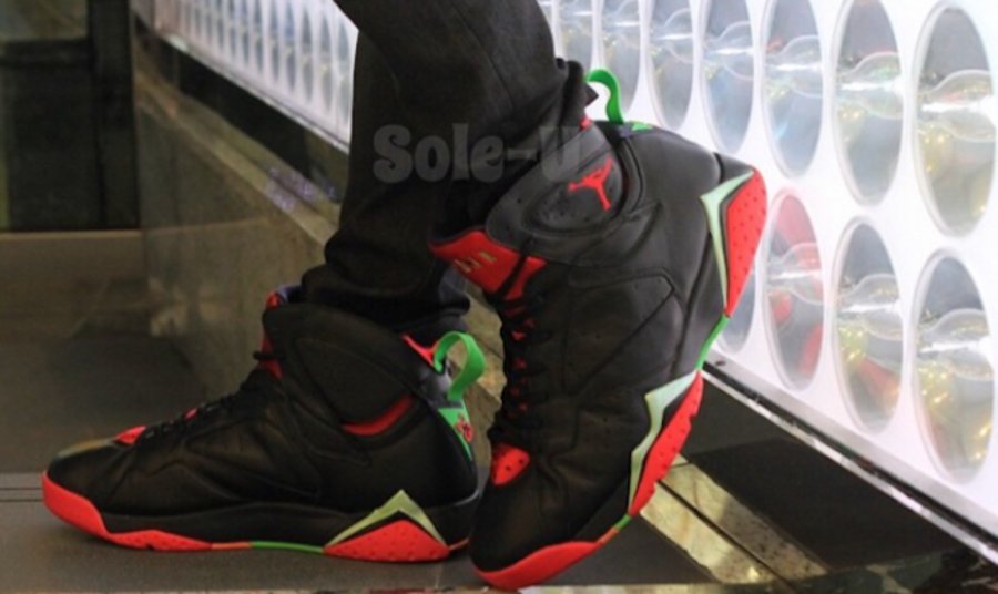 304775-029,AJ7,Air Jordan 7 304775-029AJ7火星人马丁 Air Jordan 7 “Marvin The Martian” 上脚实拍