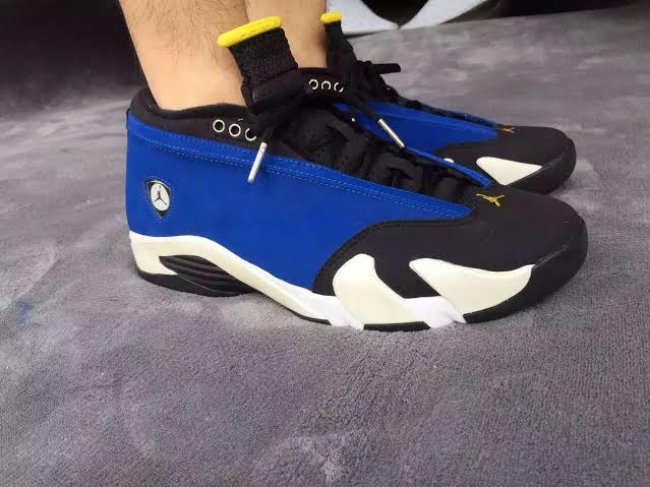 807511-405,AJ14 Low,AJ14,Air J 807511-405AJ14低帮 兰尼配色 Air Jordan 14 Low “Laney” 实物上脚