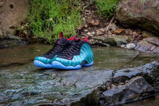 575420-300,Foamposite One,Foam 575420-300钓鱼喷 Nike Air Foamposite One “Gone Fishing” 实物美拍