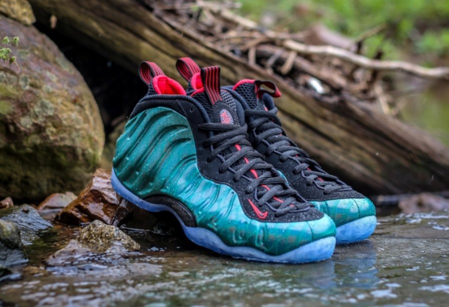 575420-300,Foamposite One,Foam 575420-300钓鱼喷 Nike Air Foamposite One “Gone Fishing” 实物美拍