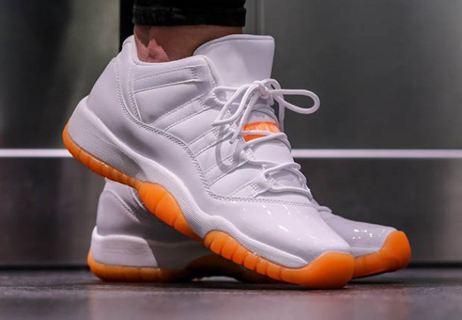 580521-139,AJ11 Low,AJ11,Air J 580521-139AJ11 官网售罄，Air Jordan 11 Low GS “Citrus” 现已发售