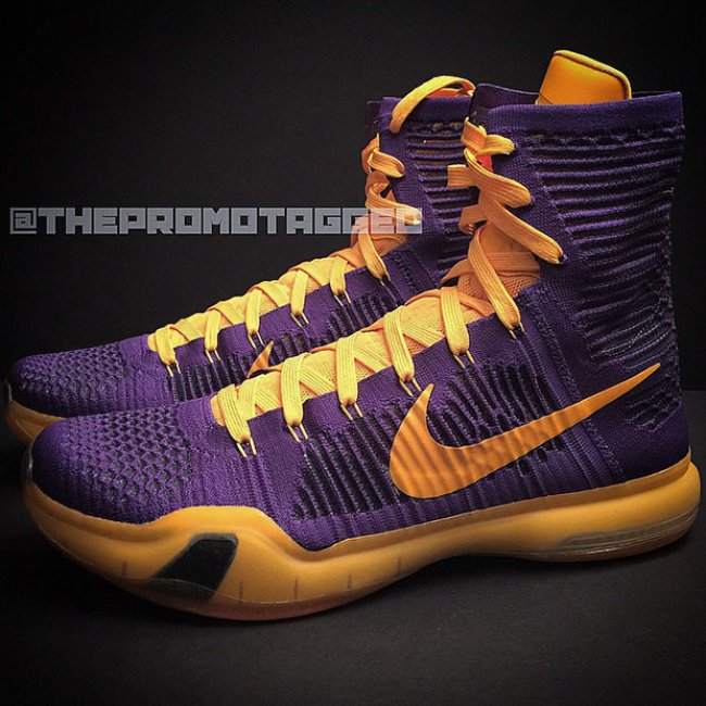 Kobe 10 Elite,Kobe 10  Kobe 10 Elite PE 湖人队配色亮相