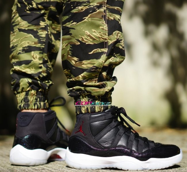 378037-002,AJ11,Air Jordan 11 378037-002AJ11 Air Jordan 11 “72-10” 上脚实拍