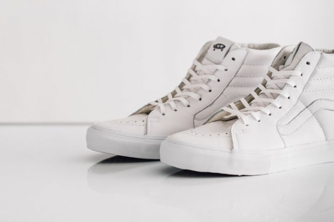 VANS  VANS Vault Sk8-Hi LX “White Leather” 精品新色登场