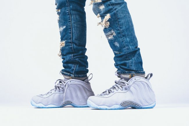 575420-007,Foamposite One,Foam 575420-007喷泡 Nike Air Foamposite One “Grey Suede” 灰色麂皮上脚实拍