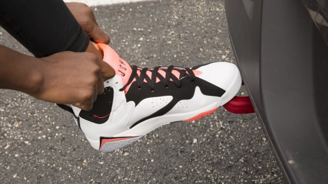 442960-106,AJ7,Air Jordan 7 442960-106AJ7 夏日活力，Air Jordan 7 GS “Hot Lava” 上脚实拍