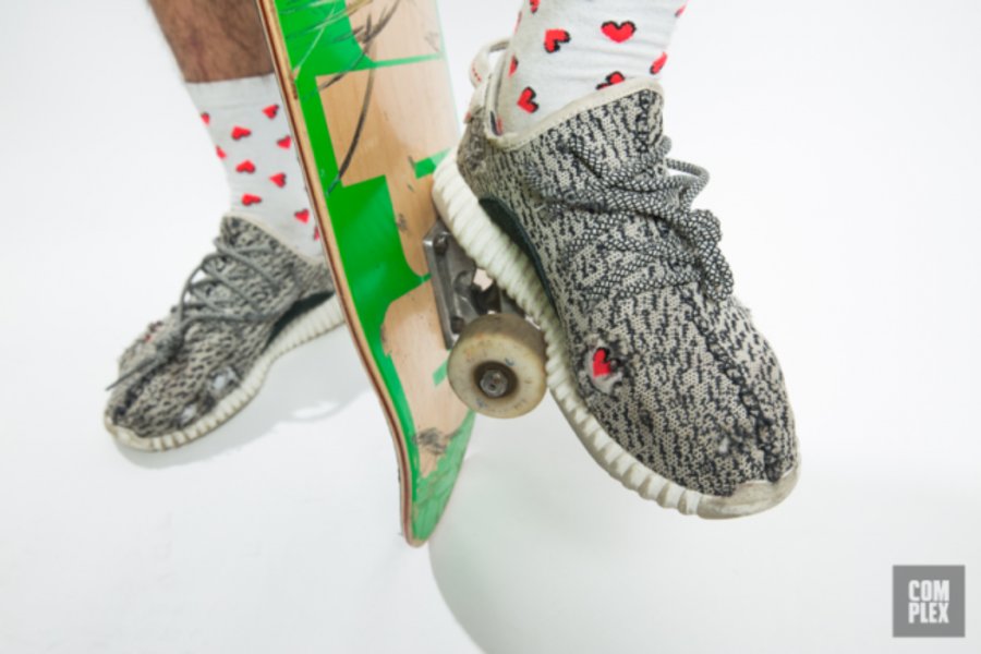 Yeezy 350 Boost,adidas  被滑板男孩玩坏的那双 adidas Yeezy 350 Boost