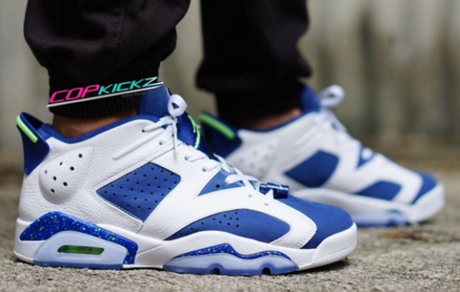 304401-106,AJ6,Air Jordan 6,AJ 304401-106AJ6低帮 Air Jordan 6 Low “Ghost Green” 上脚实拍