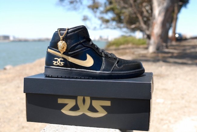 AJ1,Air Jordan 1 AJ1 Air Jordan 1 “The Gold Gods” 定制鞋款欣赏
