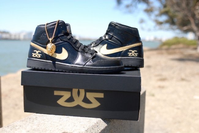 AJ1,Air Jordan 1 AJ1 Air Jordan 1 “The Gold Gods” 定制鞋款欣赏