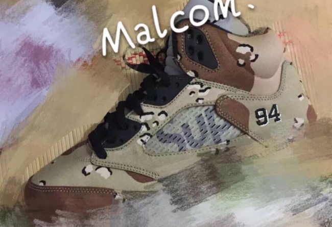 AJ5低帮,AJ5,Air Jordan 5,AJ5 Low AJ5 Supreme x Air Jordan 5 “Camo” 三款配色即将登场