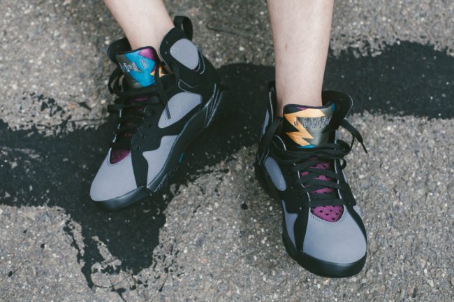 304775-034,AJ7,Air Jordan 7 304775-034AJ7波尔多 Air Jordan 7 “Bordeaux” 波尔多更多上脚实拍