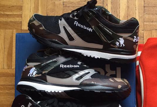 Reebok Ventilator  AAPE x Reebok Ventilator 联名鞋款整体鞋身曝光