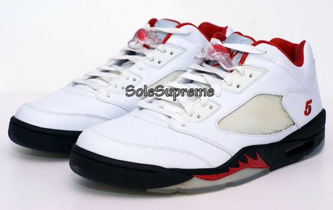 819171-101,AJ5,Air Jordan 5,AJ 819171-101AJ5 Air Jordan 5 Low “Fire Red” 或将在 2016 年复刻回归