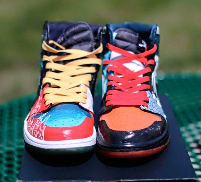 AJ1,Air Jordan 1,球鞋定制 AJ1 Air Jordan 1 “What The” 定制球鞋欣赏