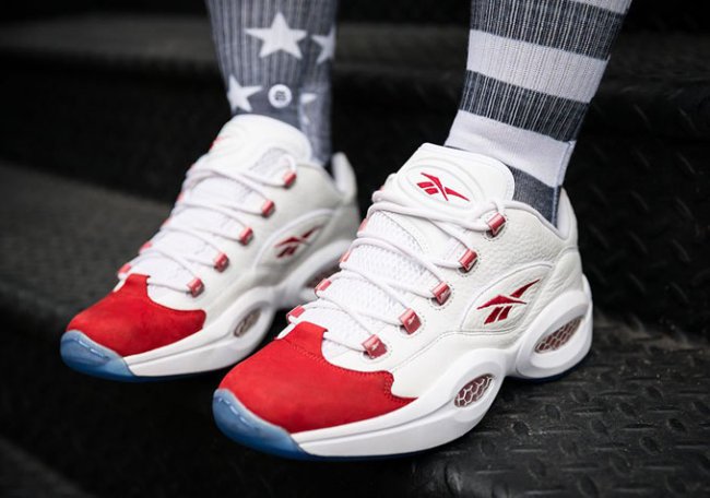 Question Low,Reebok  Reebok Question Low OG 白红配色经典回归