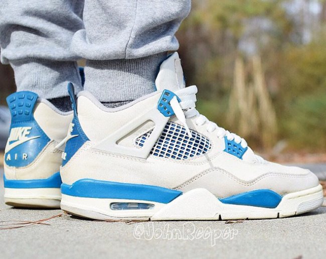 AJ4,Air Jordan 4 AJ4 Nike Air 后跟，Air Jordan 4 海军蓝明年复刻回归