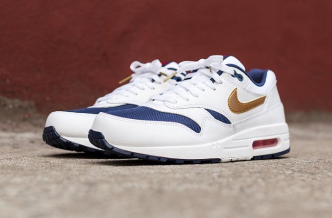 Air Max 1 Essential,Nike,Air M 537383-127 Nike Air Max 1 Essential 奥运金牌配色近赏