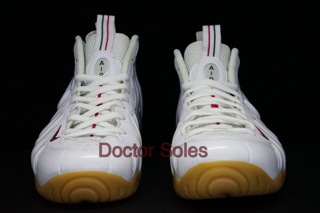 624041-102,Foamposite Pro,Foam 624041-102 Nike Air Foamposite Pro “White Gucci” 实物新图