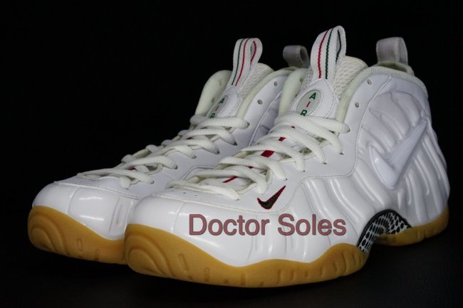 624041-102,Foamposite Pro,Foam 624041-102 Nike Air Foamposite Pro “White Gucci” 实物新图