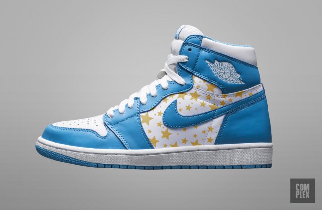 Supreme,Air Jordan  Supreme x Air Jordan 假想效果图