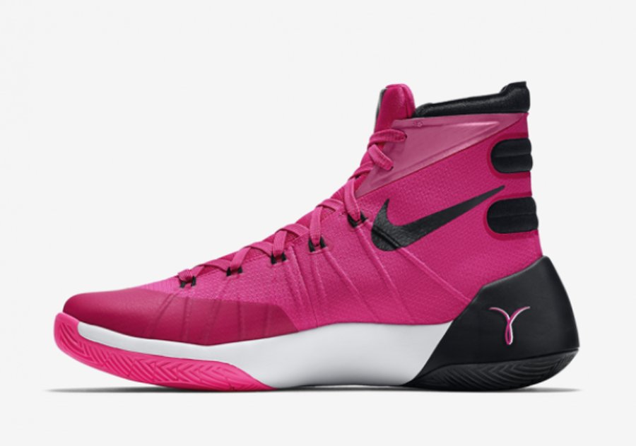 749562-606,HD2015,Hyperdunk 20 749562-606乳腺癌配色 Nike Hyperdunk 2015 “Think Pink” 官方图片