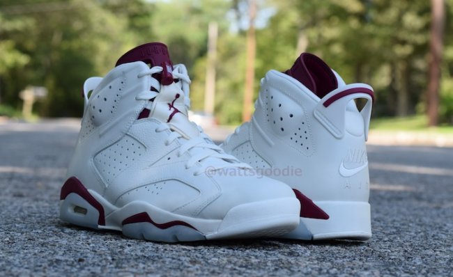 384664-116,AJ6,Air Jordan 6 384664-116AJ6 Air Jordan 6 “Maroon” 全新实物近赏