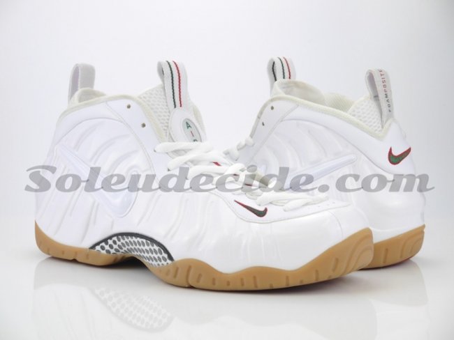 624041-102,Foamposite Pro,Foam 624041-102 Nike Air Foamposite Pro “White Gucci” 上脚实拍