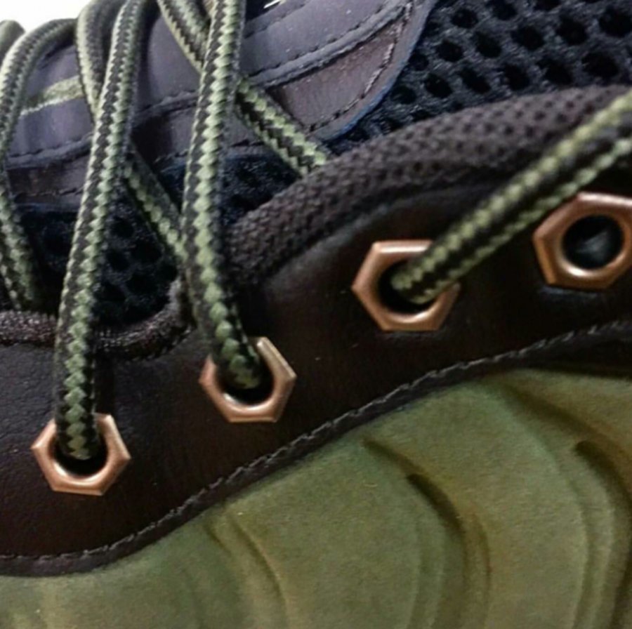 575420-200,Foamposite One,Foam 575420-200 Nike Air Foamposite One PRM “Olive” 实物细节谍照