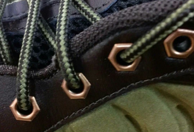 575420-200,Foamposite One,Foam 575420-200 Nike Air Foamposite One PRM “Olive” 皮革细节曝光