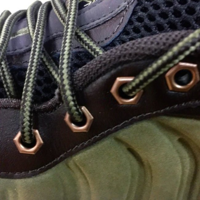 575420-200,Foamposite One,Foam 575420-200橄榄喷 Nike Air Foamposite One PRM “Olive” 细节谍照