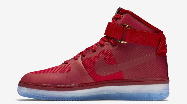 AF1,Air Force 1,CMFT 748280-600AF1 Nike Air Force 1 High CMFT Lux 校园红精致登场