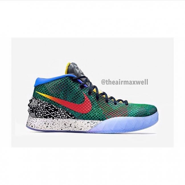 Kyrie 1,Nike  Nike Kyrie 1 “What The” 整体实物曝光